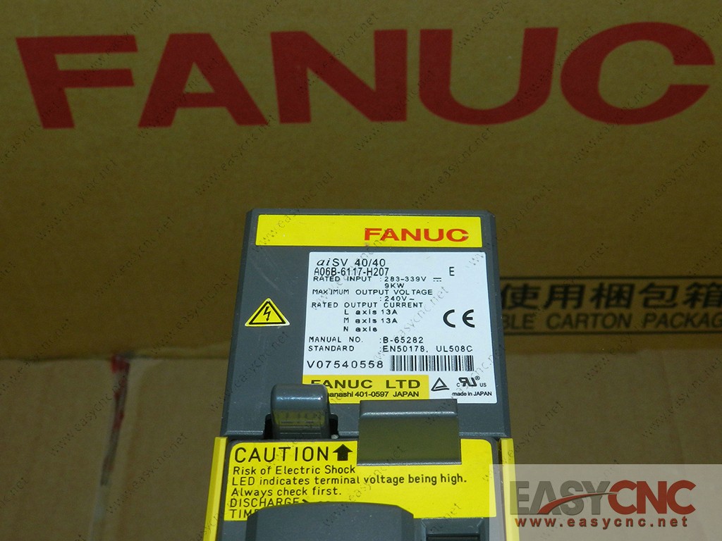 A06B-6117-H207 Fanuc servo amplifier module aiSV40/40 new