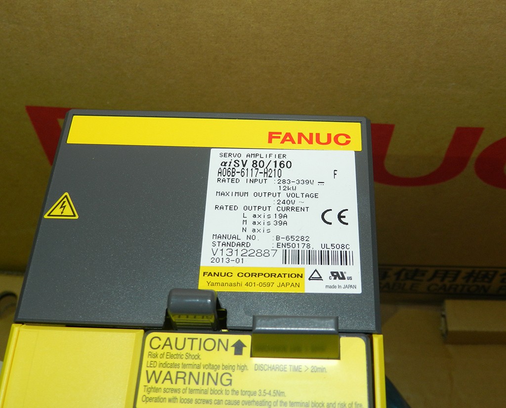 A06B-6117-H210 Fanuc servo amplifier module aiSV80/160 new