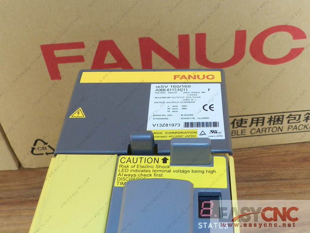 A06B-6117-H211 Fanuc servo amplifier module aiSV160/160 new