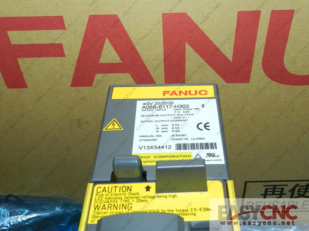 A06B-6117-H303 Fanuc servo amplifier module aiSV20/20/20 new