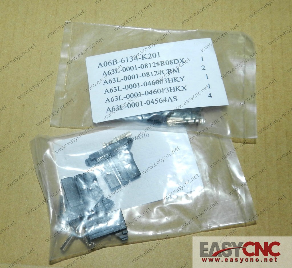 A06B-6134-K201 Fanuc Connector A63L-0001-0812#R08DX A63L-0001-0812#CRM A63L-0001-0460#3HKY A63L-0001-0460#3HKX A63L-0001-0456#AS new