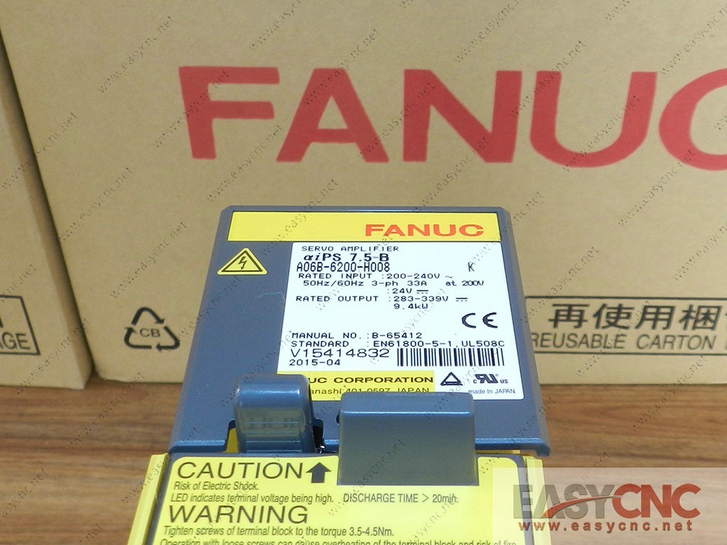 A06B-6200-H008 Fanuc servo amplifier aiPS 7.5 new