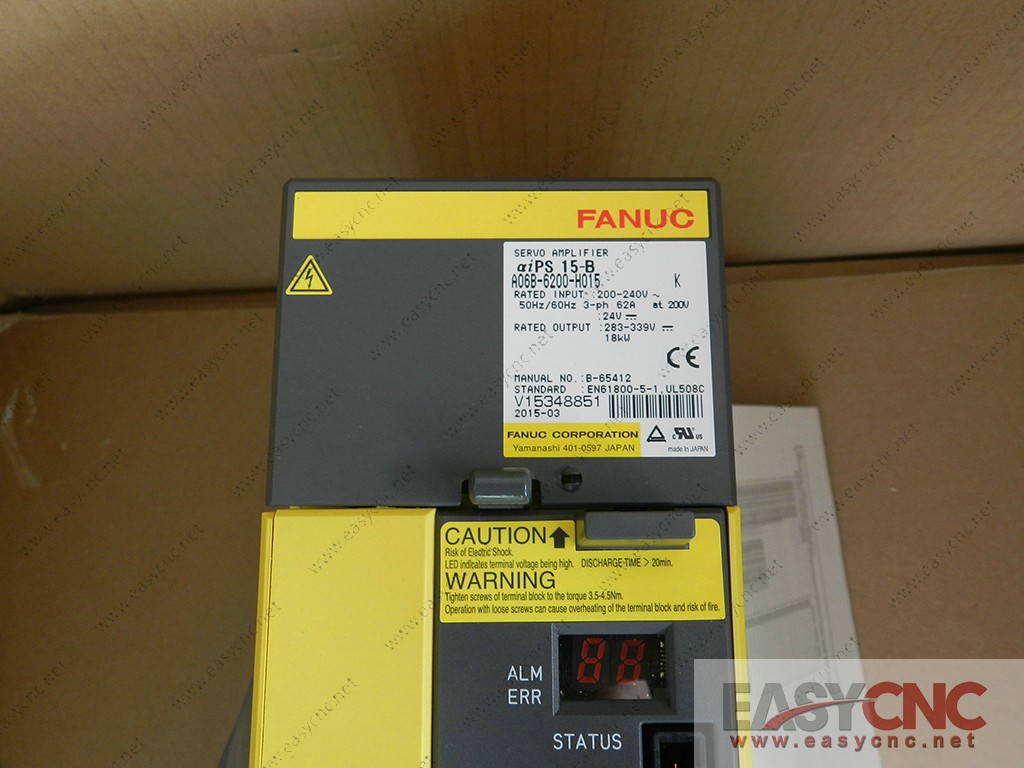 A06B-6200-H015 Fanuc power supply module aiPS 15-B new