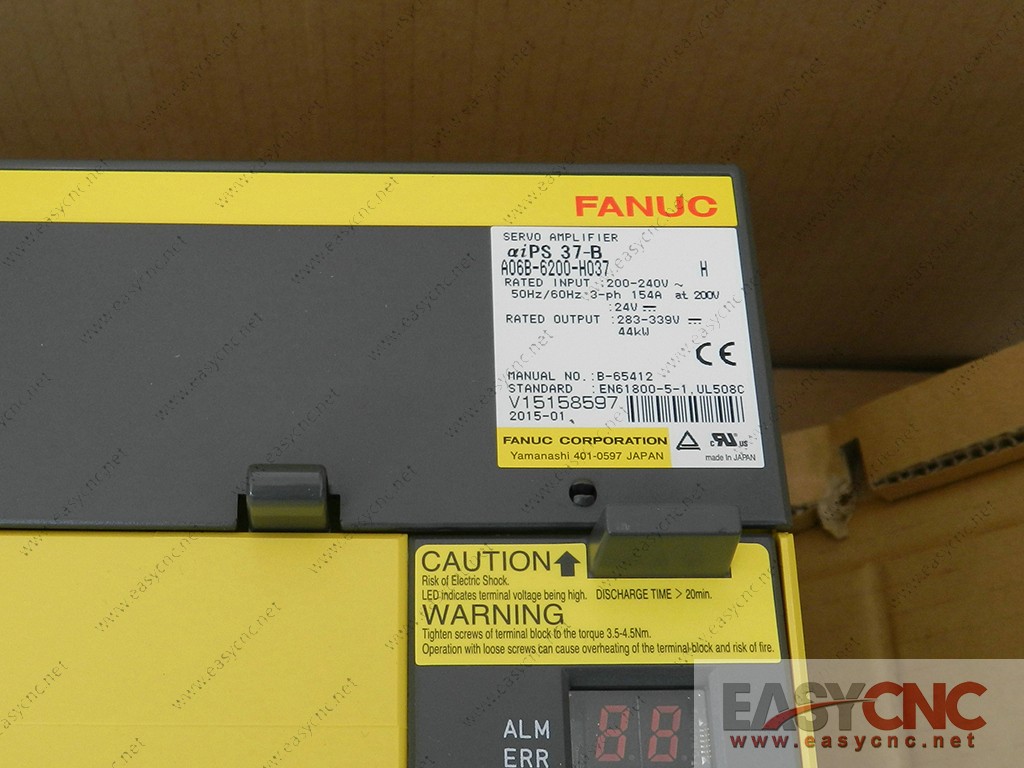 A06B-6200-H037 Fanuc power supply module aiPS 37-B new