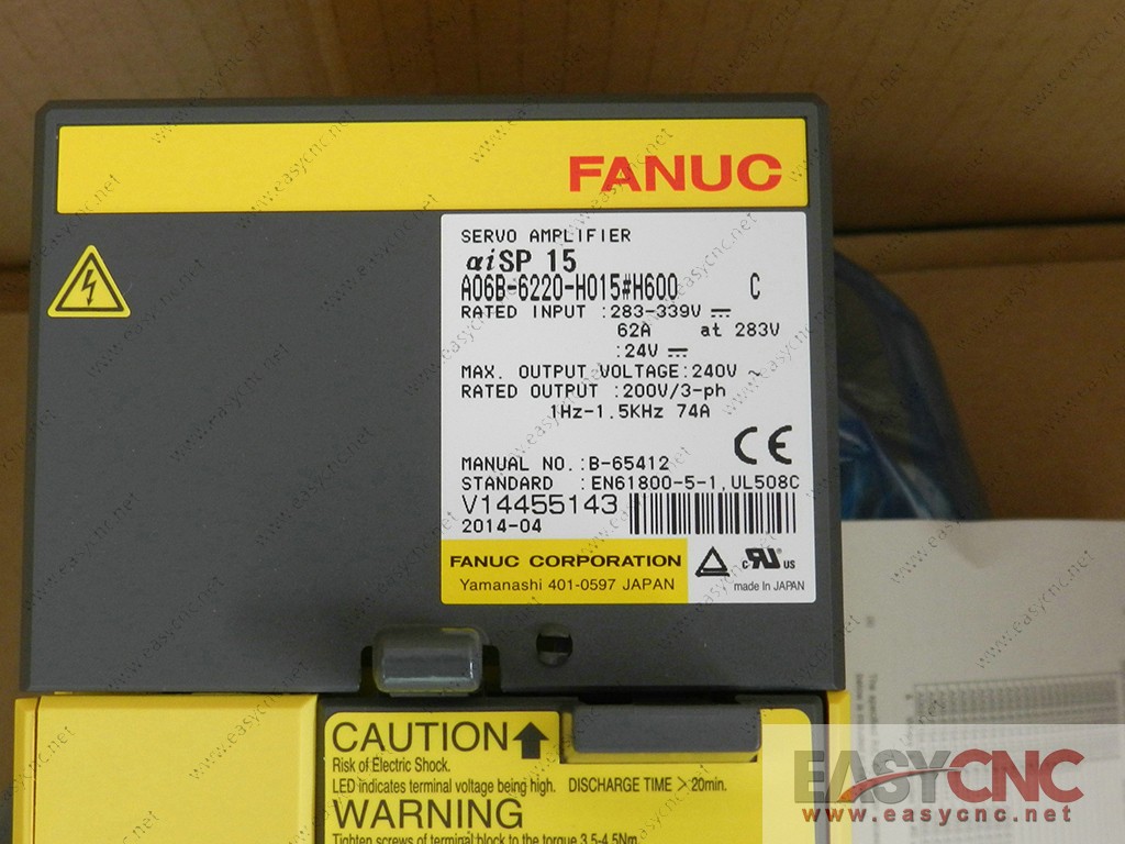 A06B-6220-H015#H600 Fanuc spindle amplifier aiSP15 new