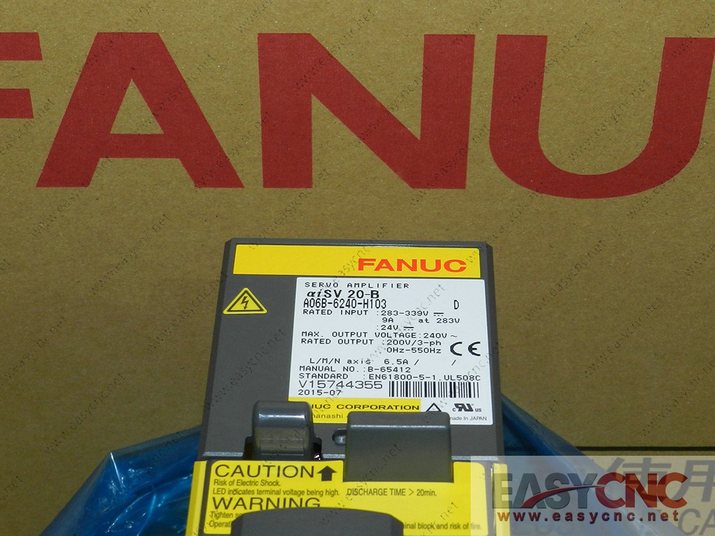 A06B-6240-H103 Fanuc servo amplifier aiSV20-B new
