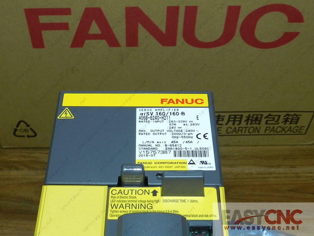 A06B-6240-H211 Fanuc servo amplifier module aiSV 160/160-B new