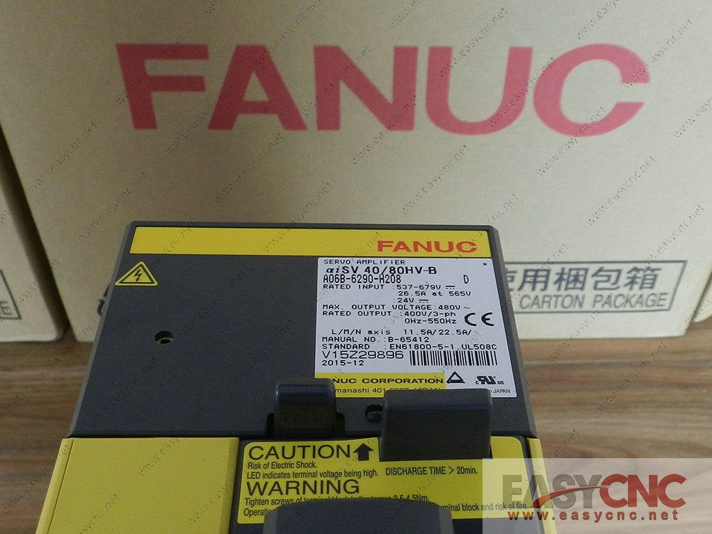 A06B-6290-H208 Fanuc servo amplifier aiSVaiSV 40/80HV-B new