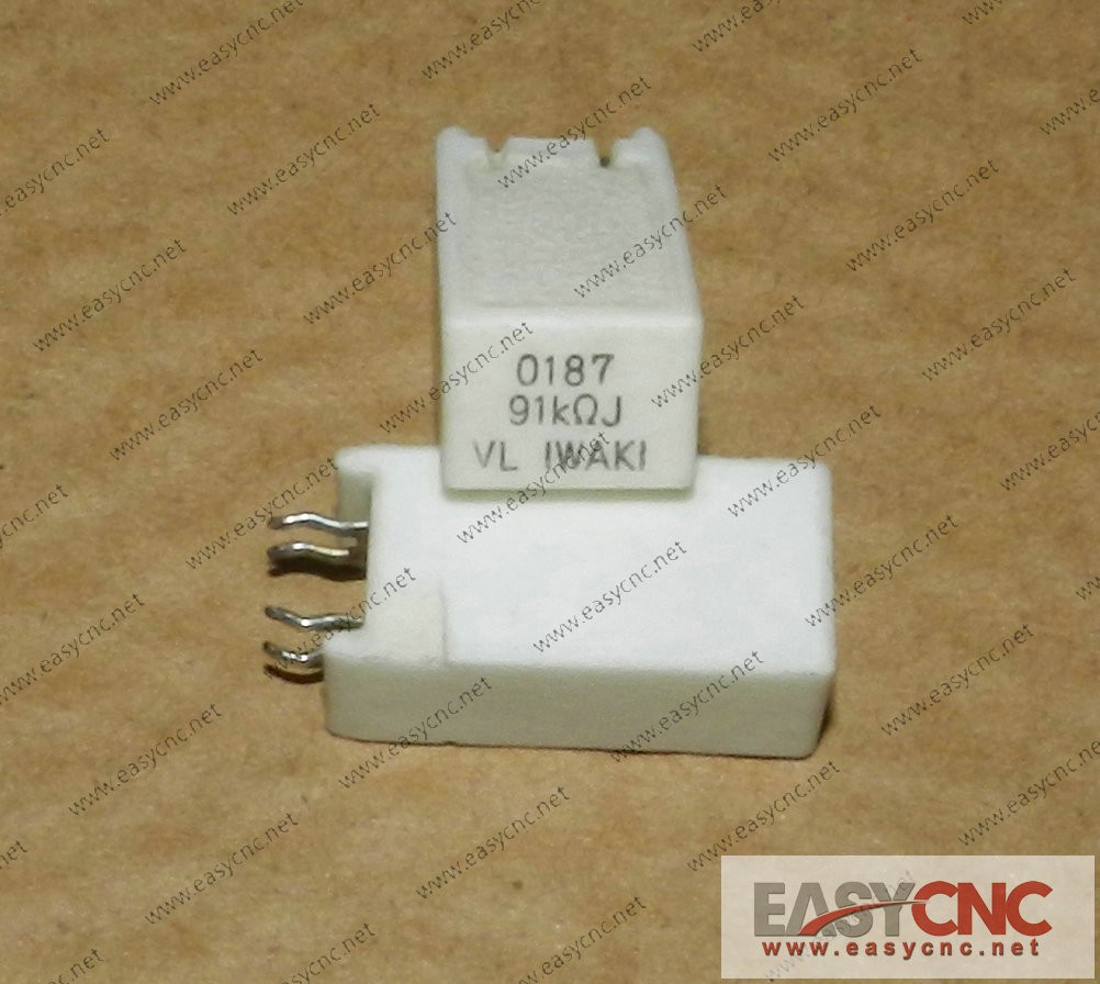 A40L-0001-0187#91KRJ Fanuc Resistor 0187 91KRJ used