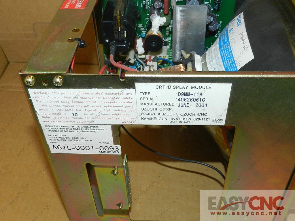 A61L-0001-0093 Fanuc CRT used