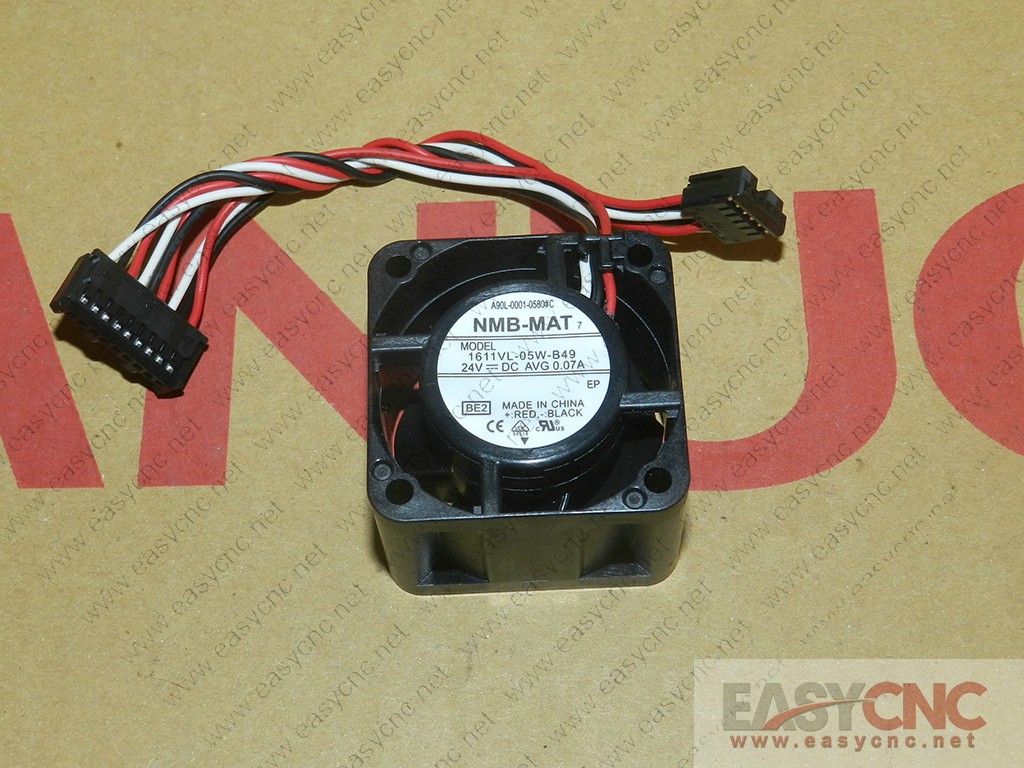 A90L-0001-0580#C 1611VL-05W-B49 NMB fan 24VDC 0.07A 40*40*28mm new