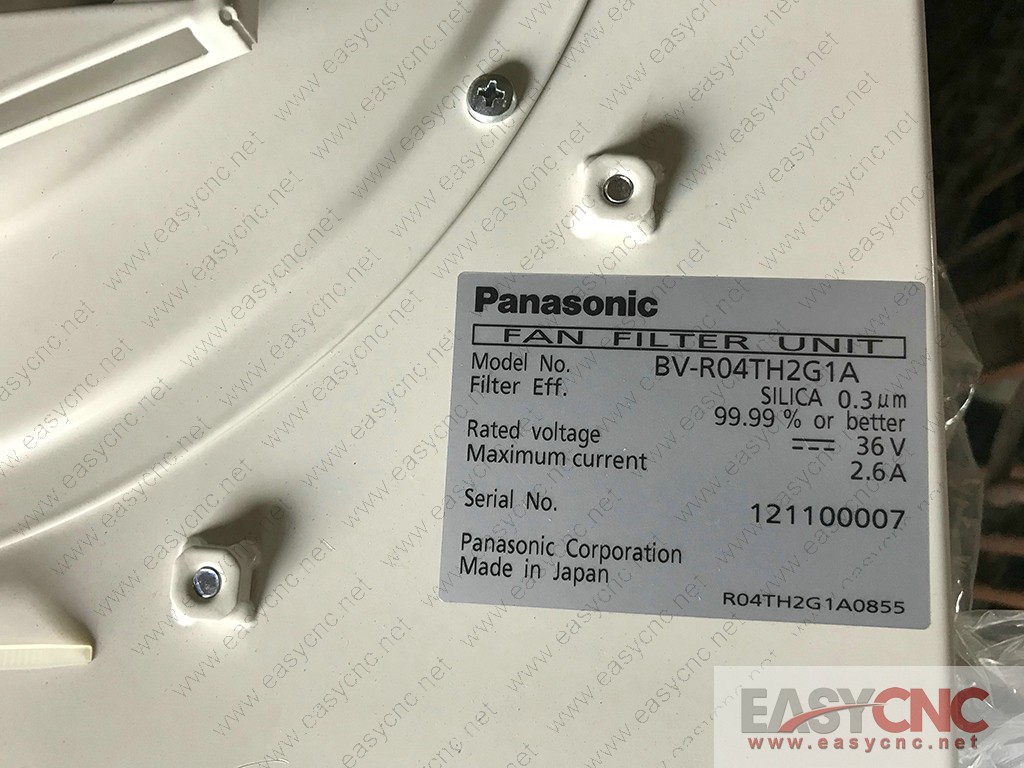 BV-R04TH2G1A ATML-Z-E37Z Panasonic fan filter unit used