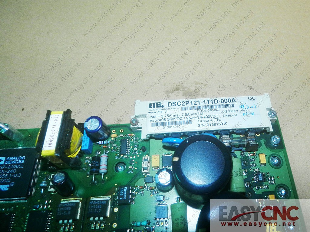 DSC2P121-111D-000A ETEL PCB used