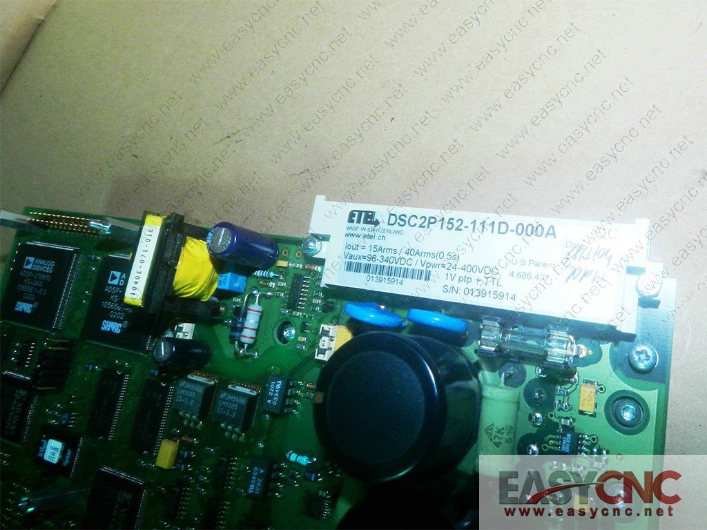 DSC2P152-111D-000A ETEL PCB used