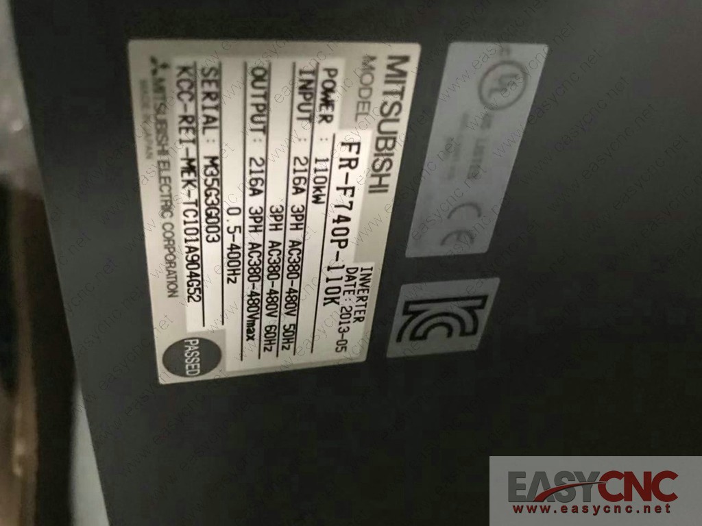 FR-F740P-110K Mitsubishi inverter new no box