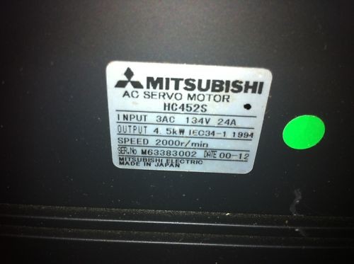 HC452S-A42 Mitsubishi servo motor used