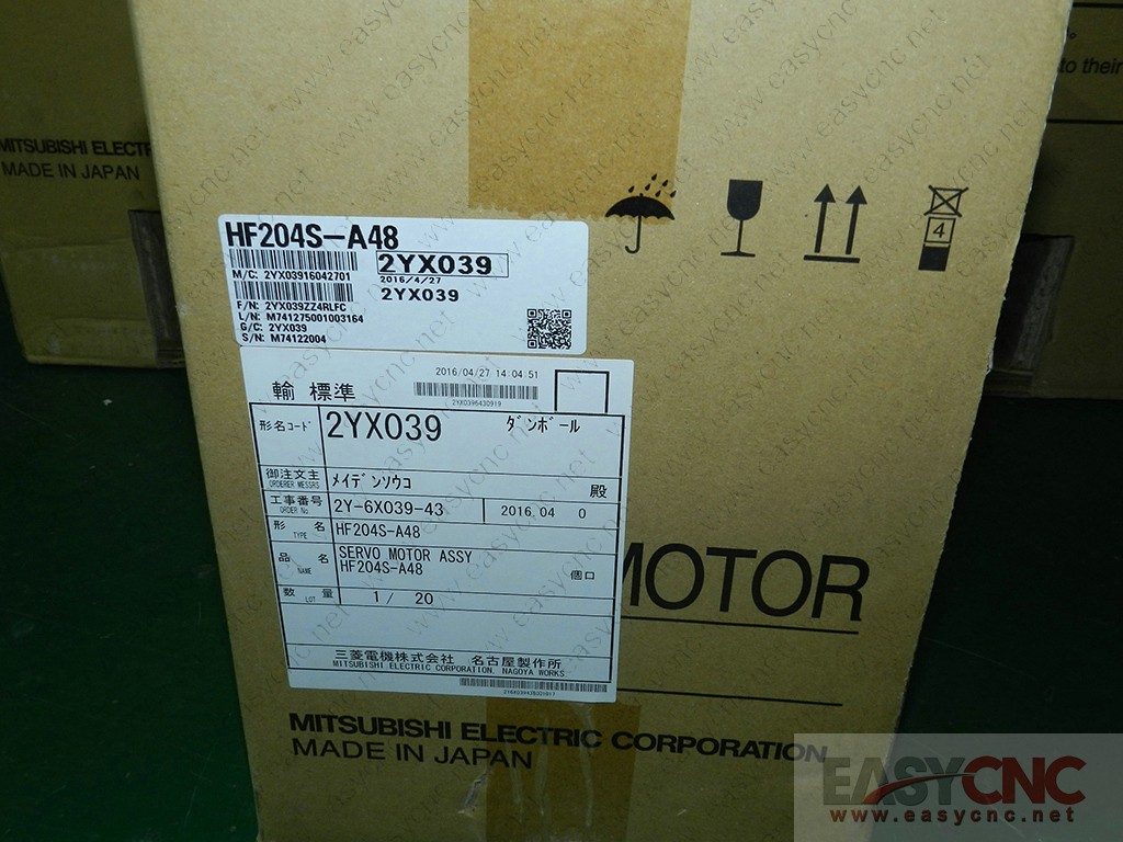 HF204S HF204S-A48 Mitsubishi ac servo motor new