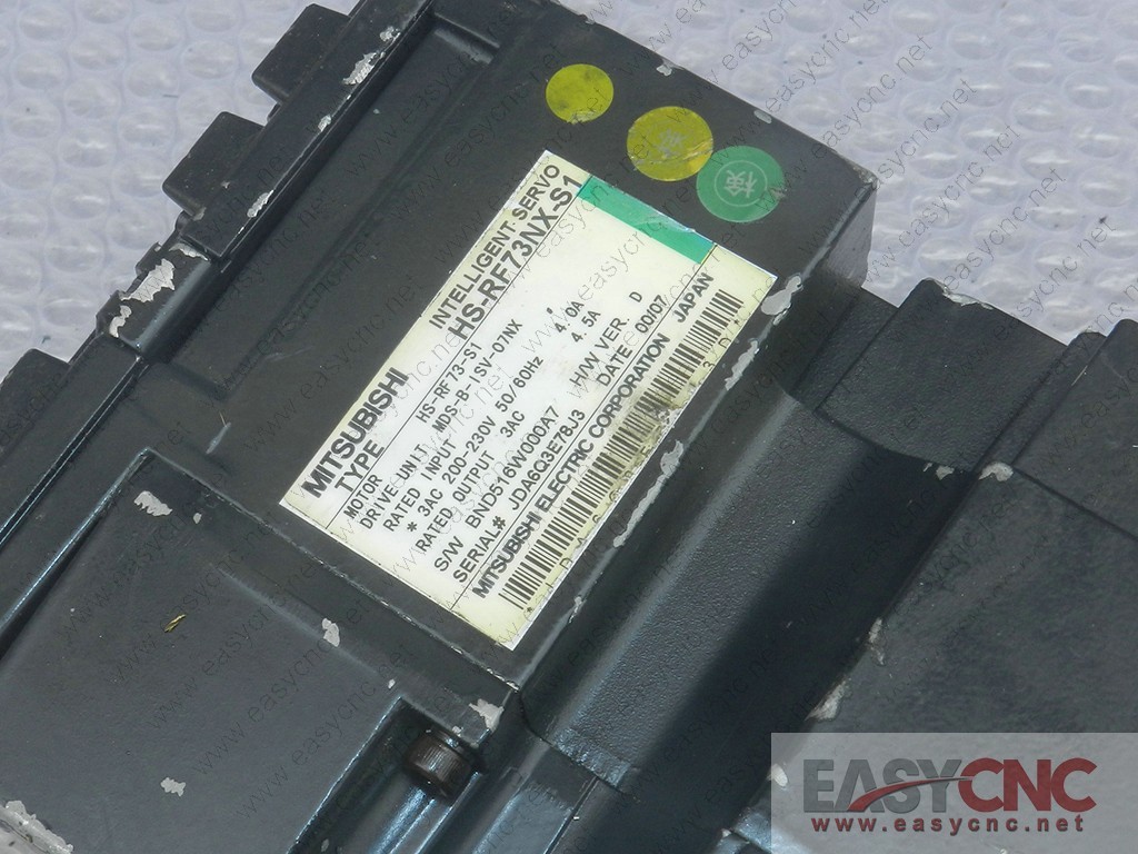 MDS-B-ISV-07NX Mitsubishi intelligent servo drive unit ( not Include motor) used