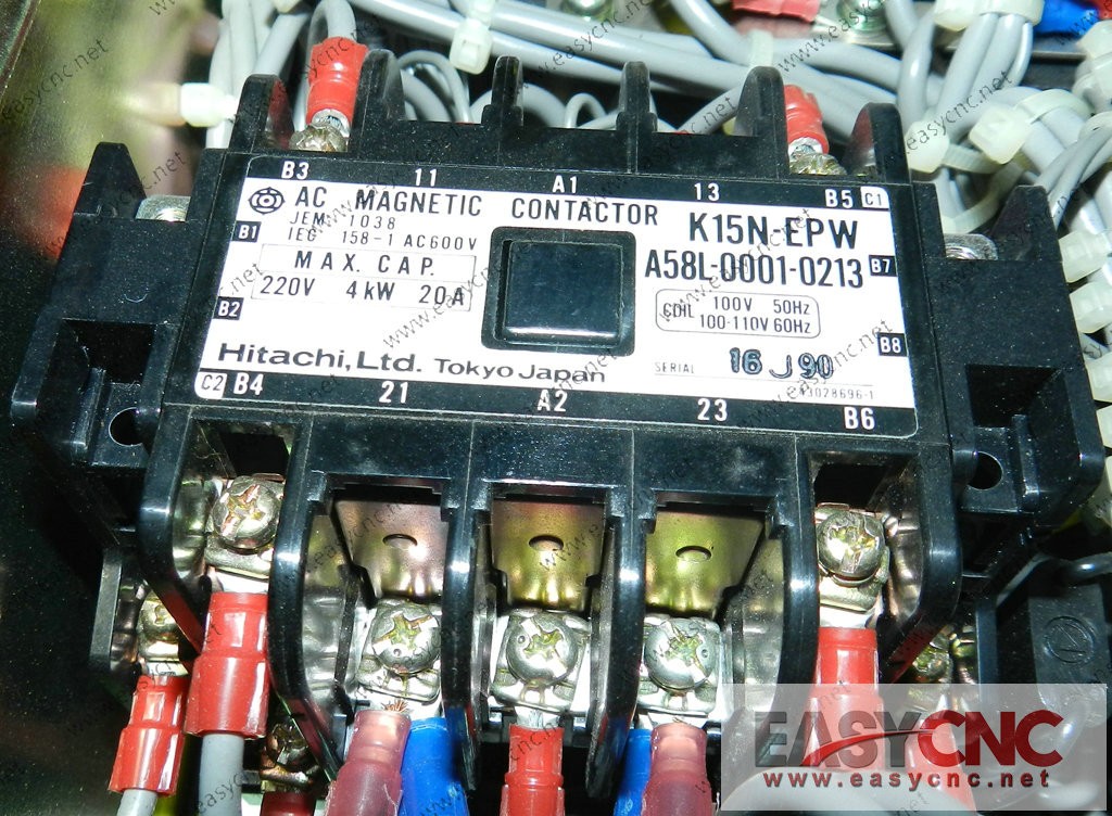A58L-0001-0213 Fanuc AC MAGNETIC CONTACTOR K15N-EPW used