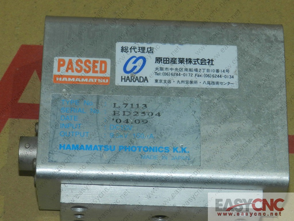 L7113 Hamamatsu Photonics used