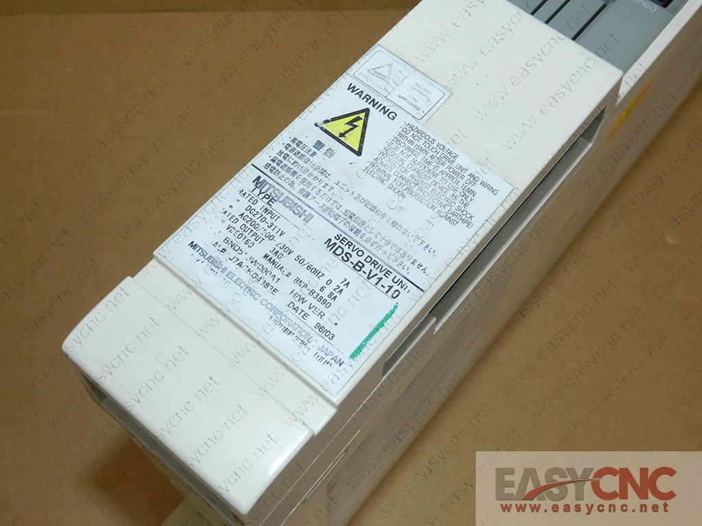 MDS-B-V1-10 Mitsubishi servo drive unit used