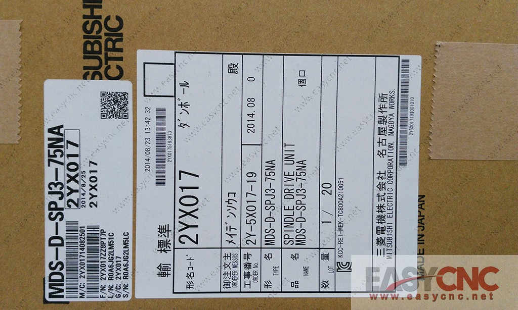 MDS-D-SPJ3-75NA Mitsubishi spindle drive unit new