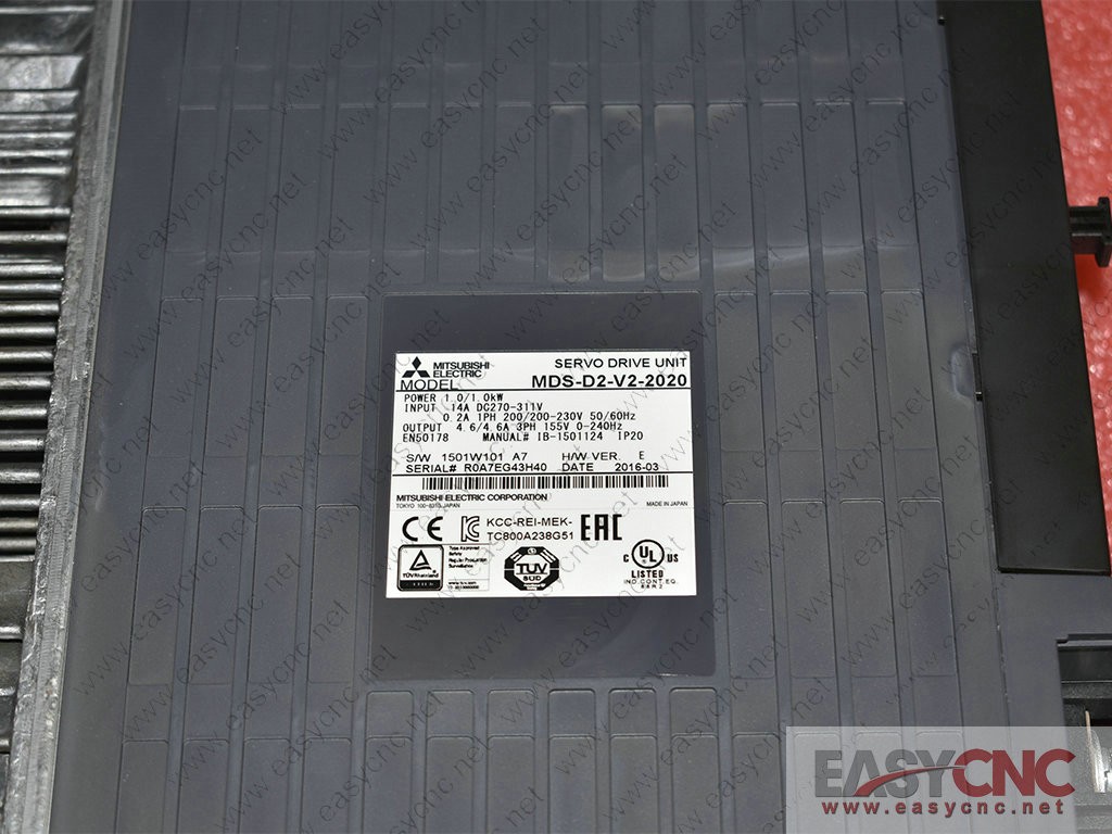 MDS-D2-V2-2020 Mitsubishi servo driver unit used