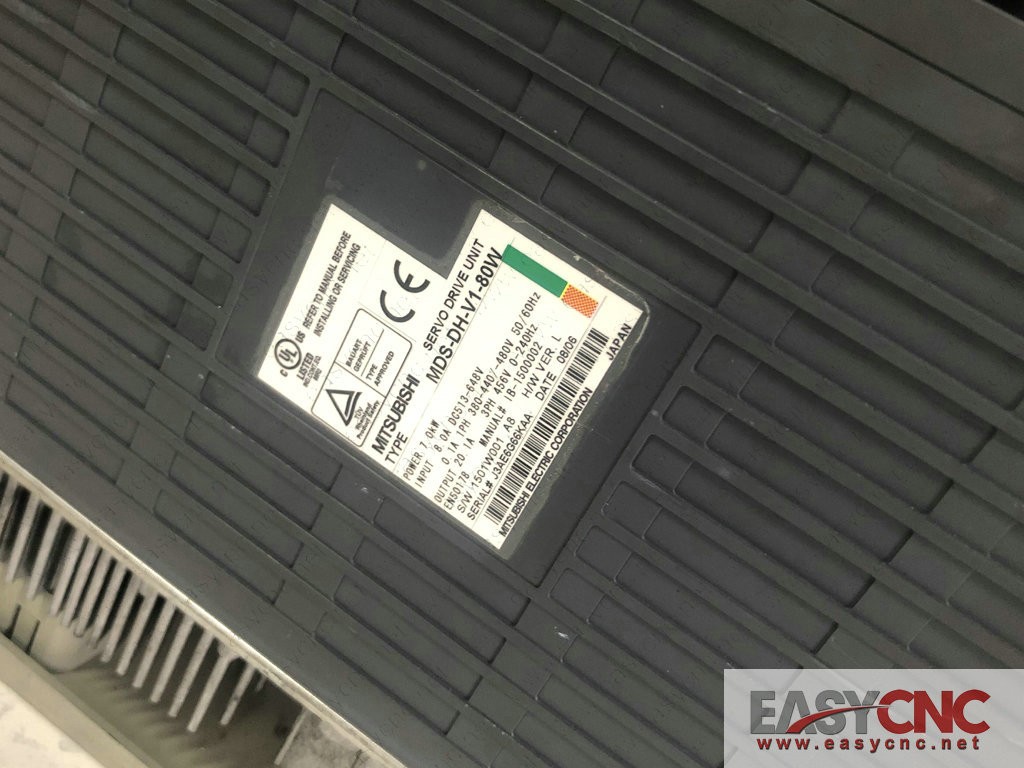 MDS-DH-V1-80W Mitsubishi servo drive unit used
