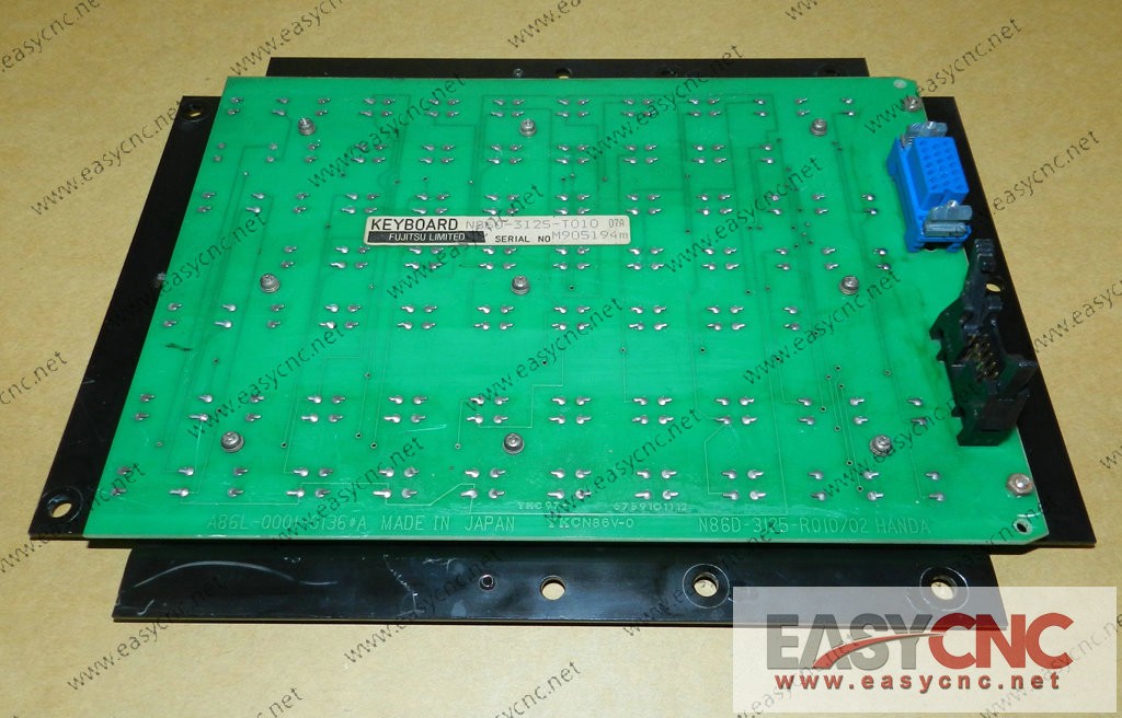 N860-3125-T010 N86D-3125-R010 A86L-0001-0136#A Fanuc KEYBOARD used