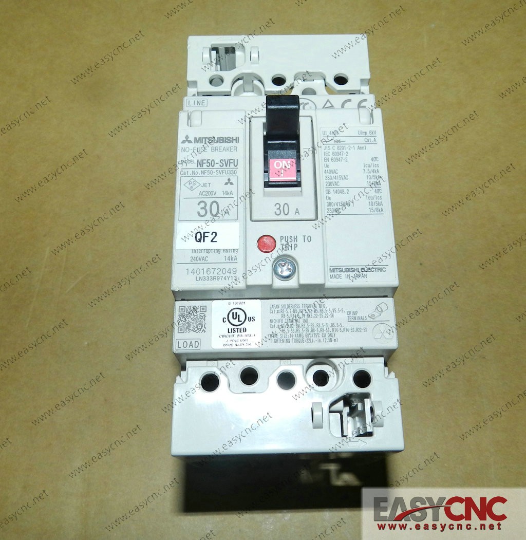 NF50-SVFU 30A Mitsubishi NO-FUSE BREAKER NF50-SVFU330 NF50SVFU3P new