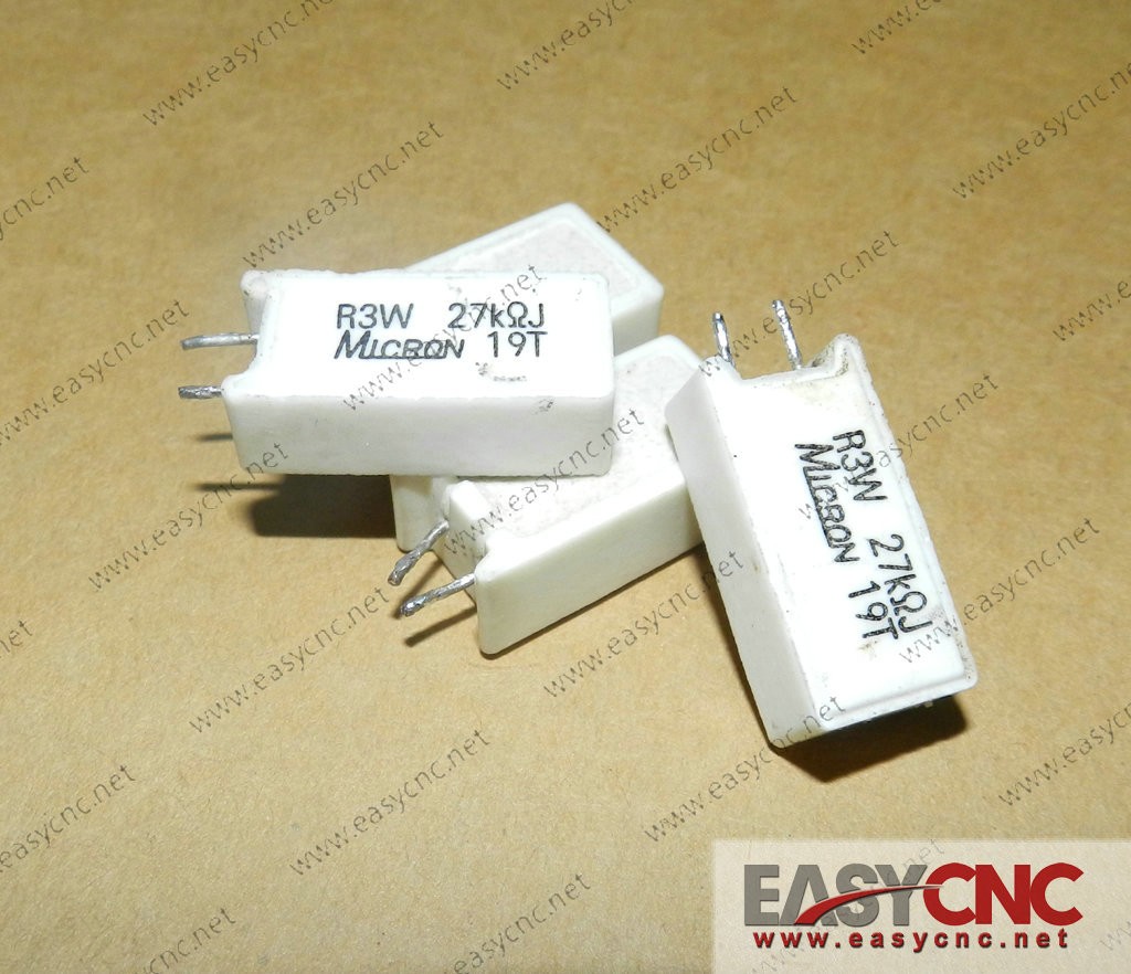 A40L-0001-R3W#27KRJ Fanuc resistor 27KRJ R3W used