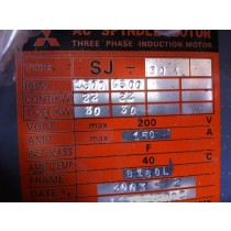 SJ-30A  Mitsubishi spindle motor used