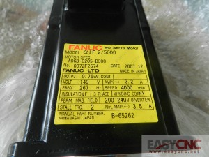 A06B-0205-B300 Fanuc ac servo motor aiF2/5000 new