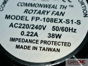 FP-108EX-S1-S Commonwealth fan new