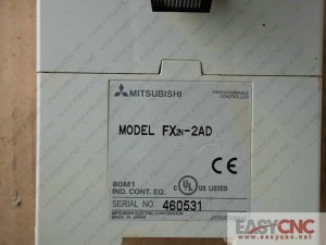 FX2N-2AD FX2N-2DA Mitsubishi programmable controller used