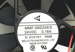 MMF-08D24ES-RMB Mitsubishi fan 24vdc 0.16A 80*80*25mm new