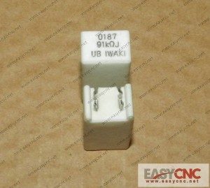 A40L-0001-0187#91KRJ Fanuc Resistor 0187 91KRJ used