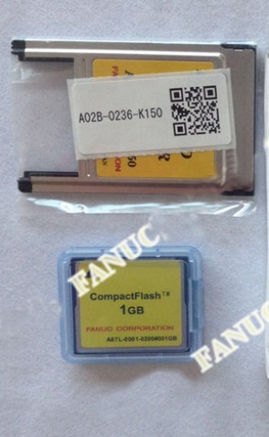 A87L-0001-0200#001GB Fanuc CF card and PC card adapter A02B-0236-K150 new